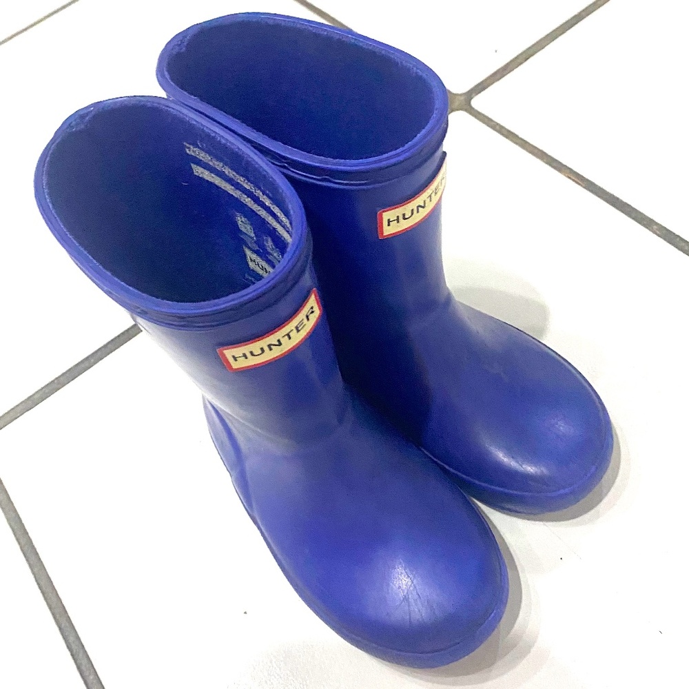 Hunter Kids first rain boots
